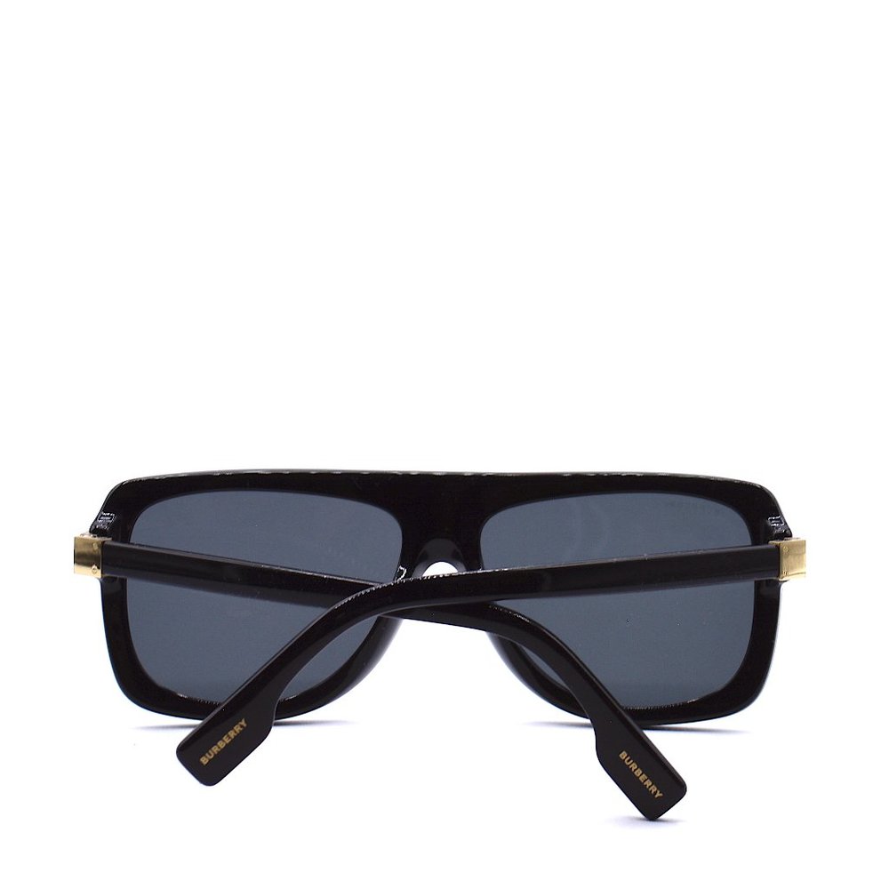 NEW BURBERRY BE4362 3001/87 BLACK GREY LENS AUTHENTIC SUNGLASSES - Picture 9 of 13